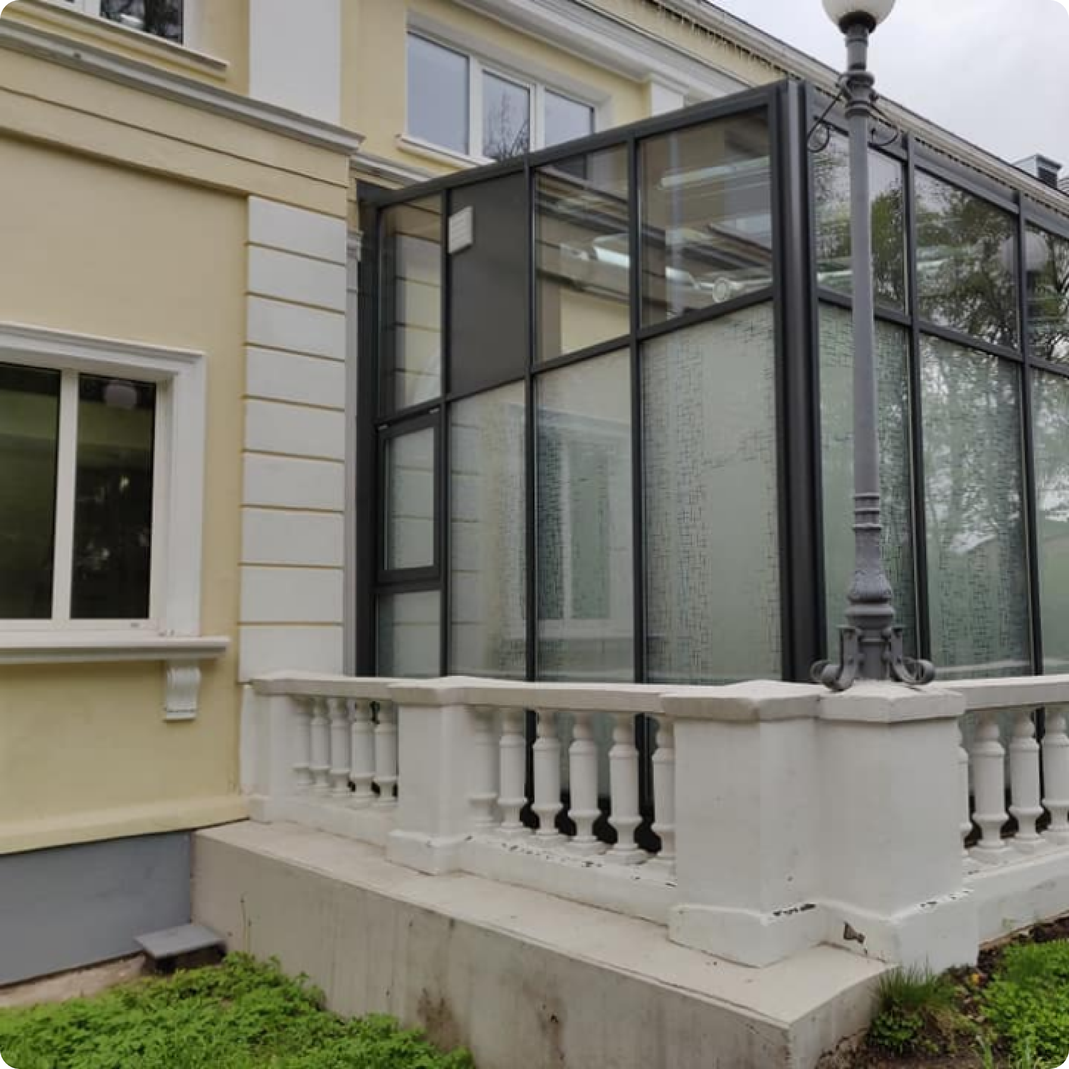 Dekoratiivkile ruumi jaotus - avatud kontori lahendus